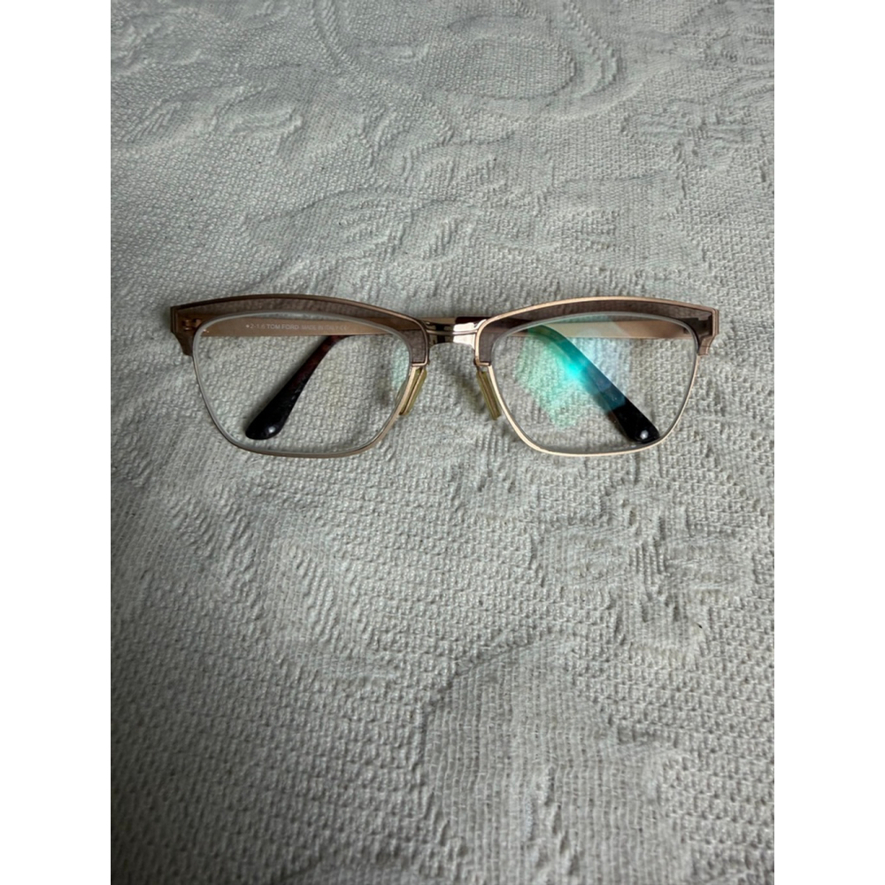Women's TOM FORD Gold & Brown Glasses frames One Size - Picture 2 of 6